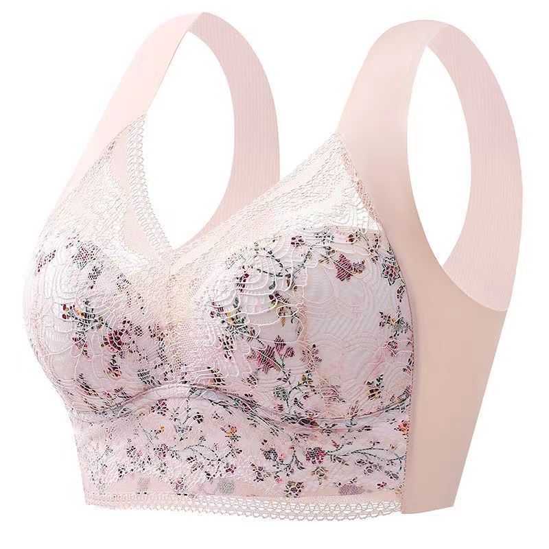Vest No Steel Ring Fixed Cup Big Small Breast Bras