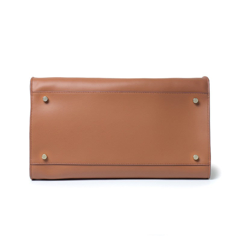 Women's Retro Large Capacity Totes Genuine Leather Commute Handbags