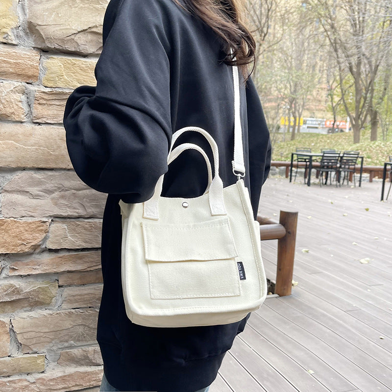 Women's Homemade Thickened Stylish Lunch Box Simple Women's Messenger Bag