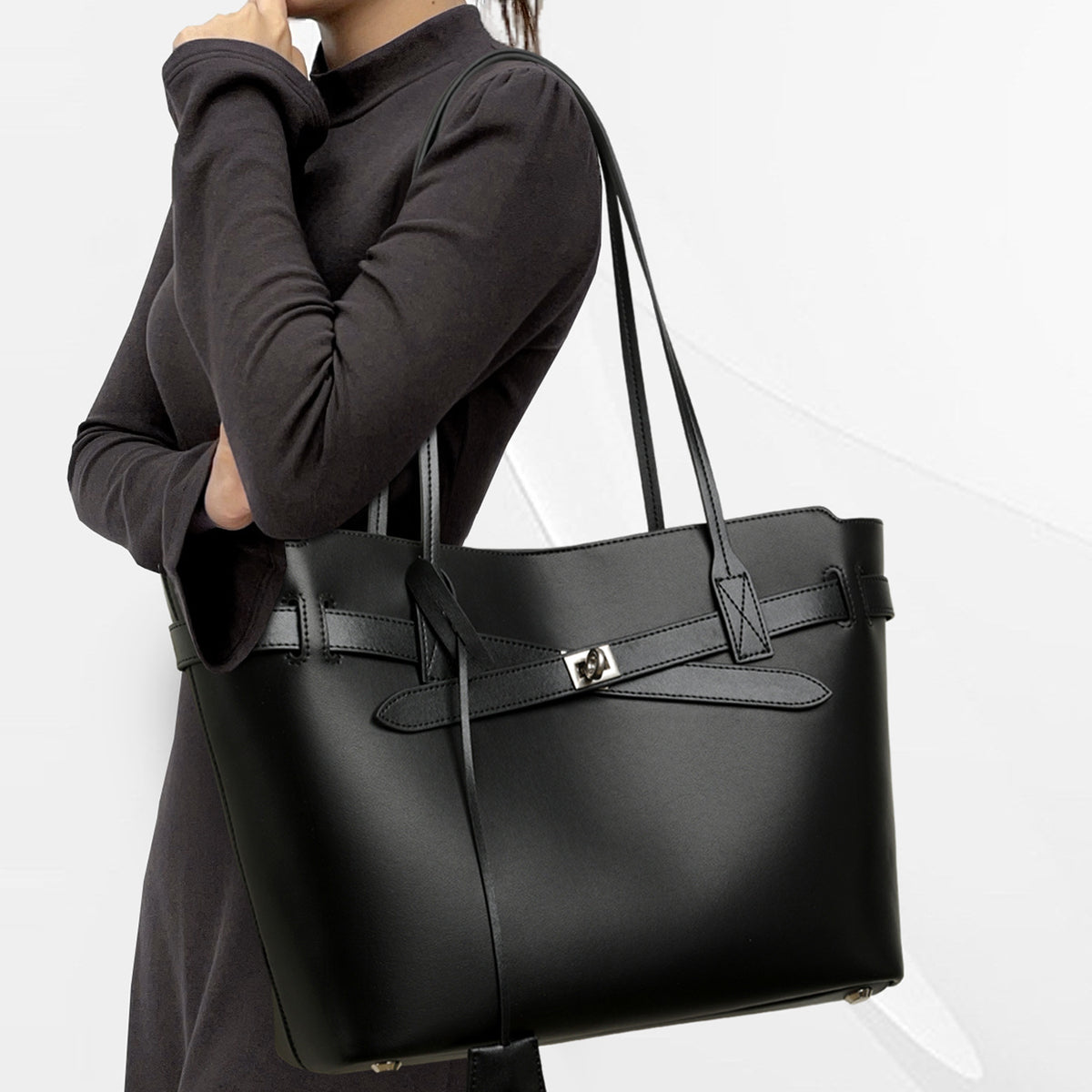 Women's Genuine Leather First Layer Cowhide Big Bags