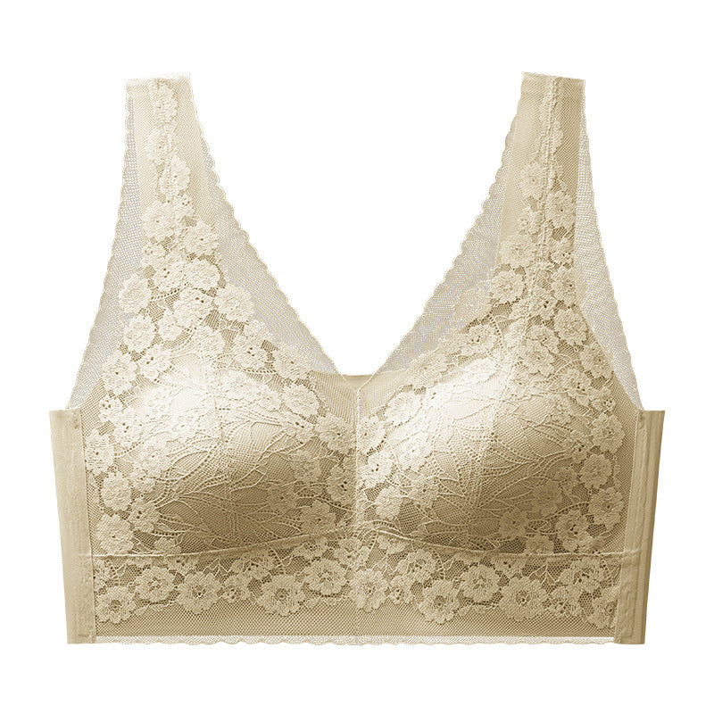 Seamless Fit Lace One-piece Cup Push Up Bras