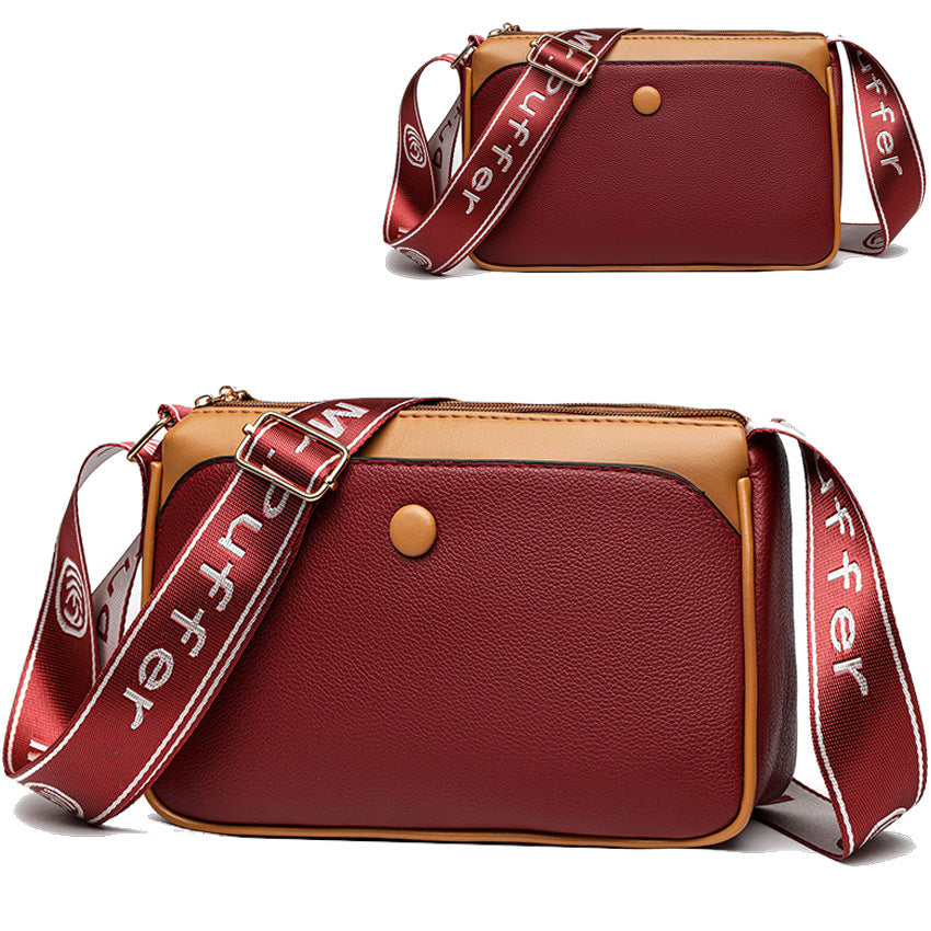 Women's Autumn Mother Large Capacity Solid Color Shoulder Bags