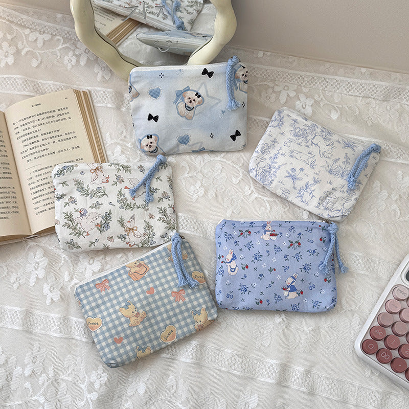 Korean Style Fresh Portable Mini Buggy Cosmetics Cosmetic Bags
