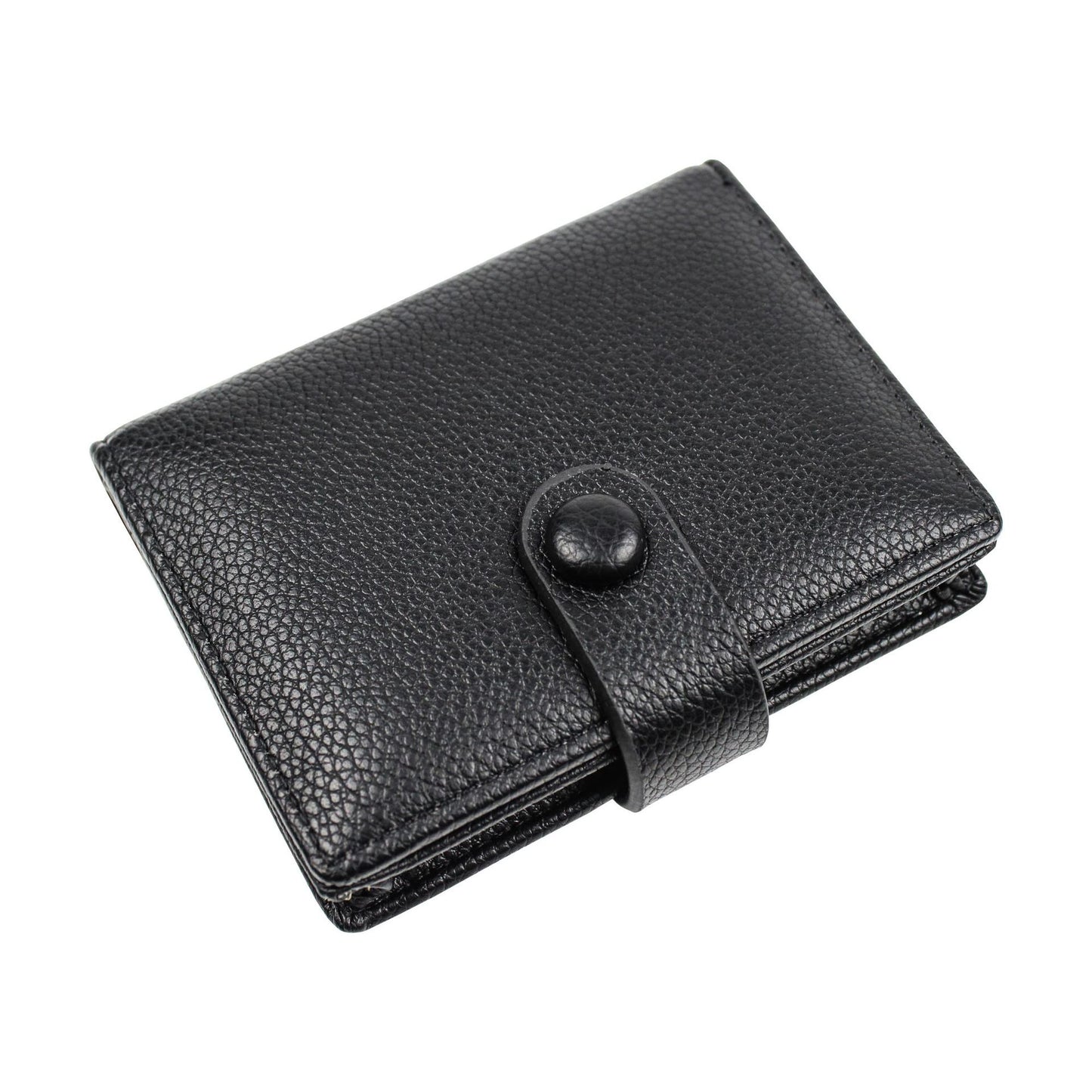 Business Plus Circumference Litchi Pattern Large Card Holder