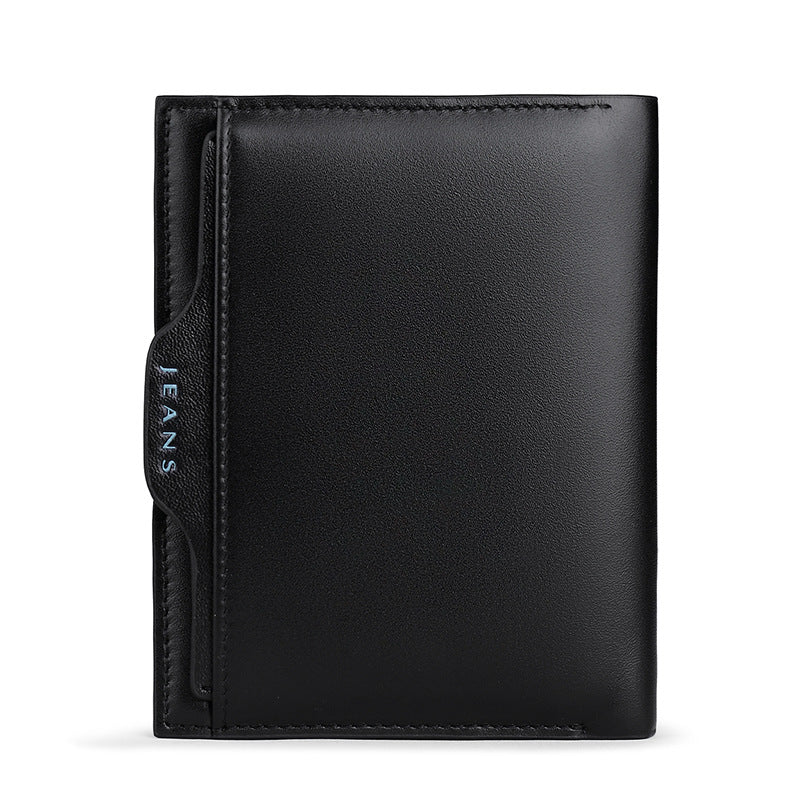 Men's Emperor Paul Short License Genuine Leather Coin Purses