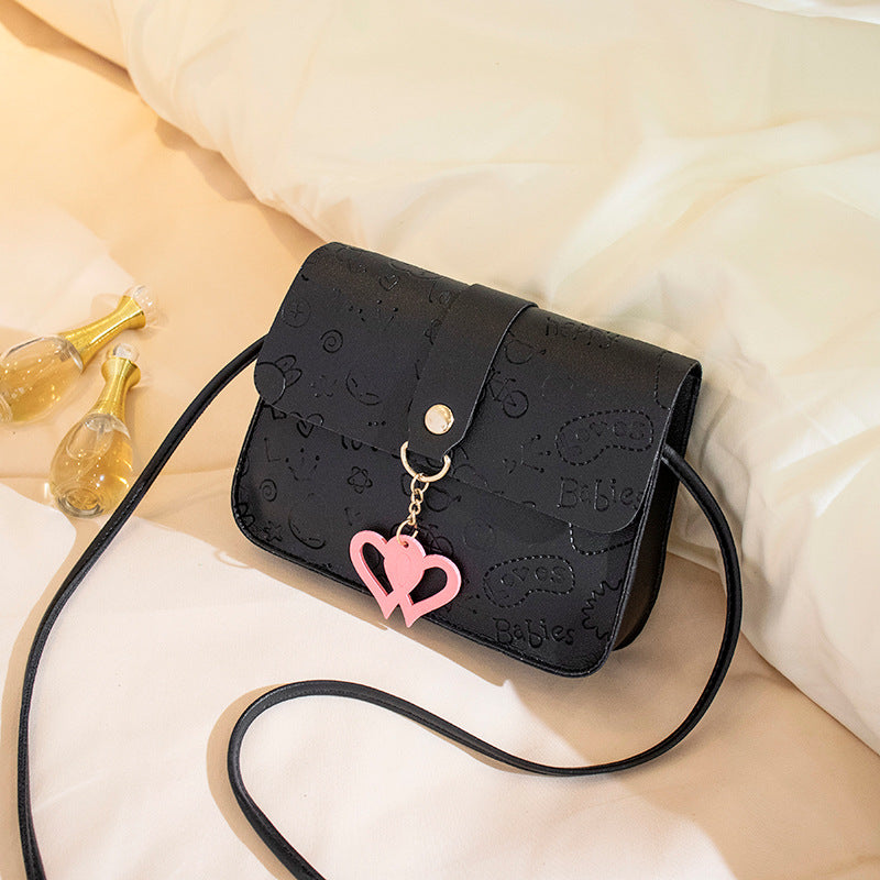 Women's Summer Fashion Embossing Female Korean Chain Small Square Bags