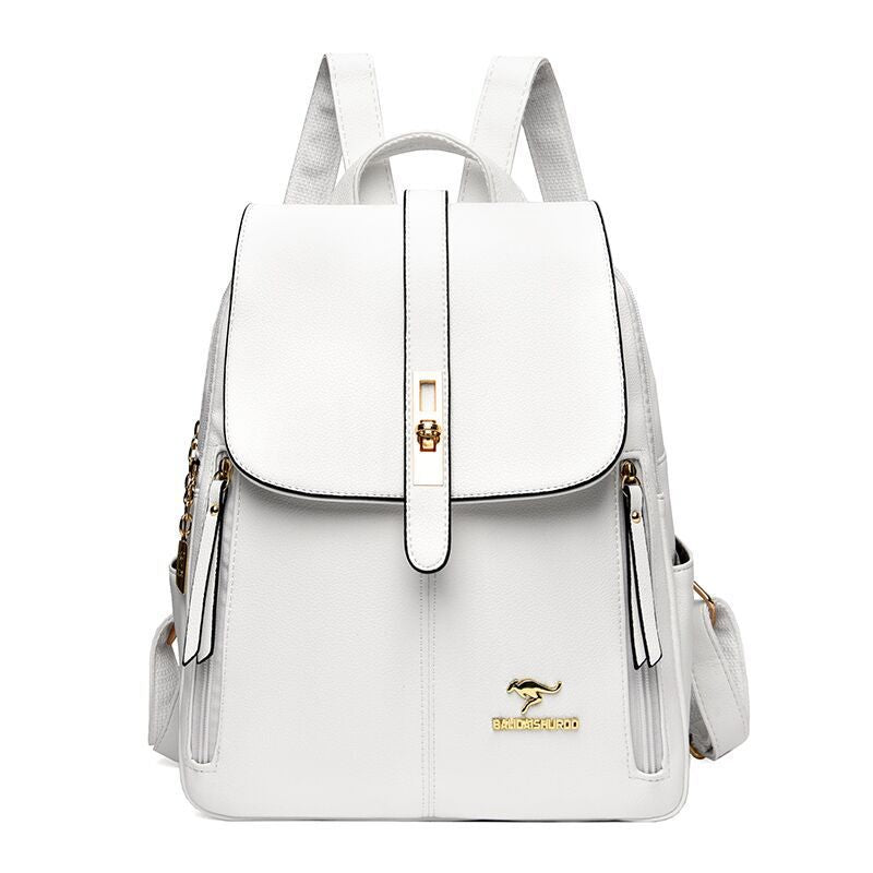 Women's Korean Simple Fashion Large Capacity Backpacks