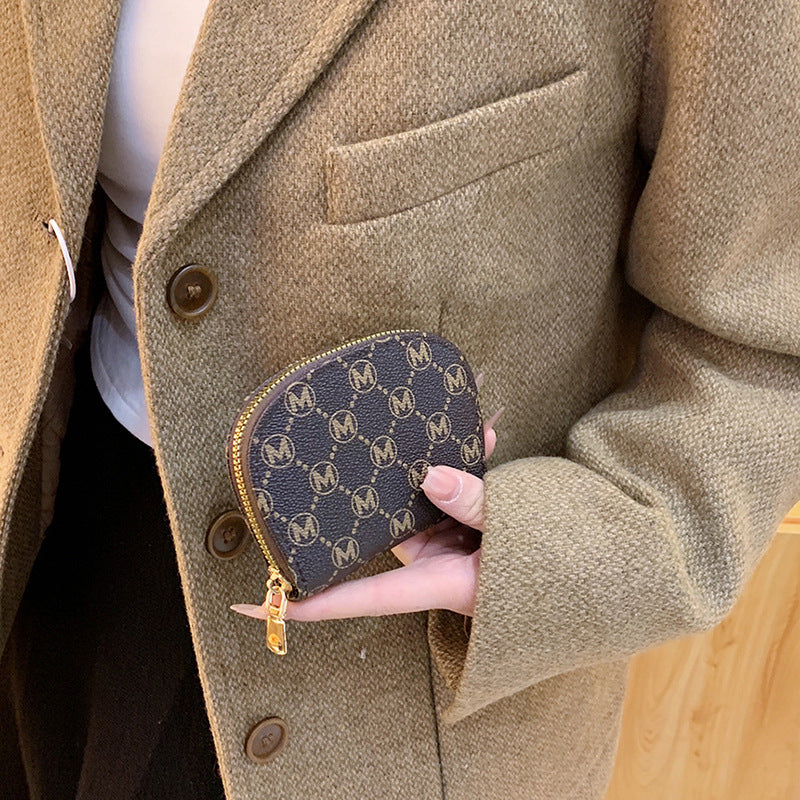 Durable Fashion Texture Semicircle Hand Holding Purses