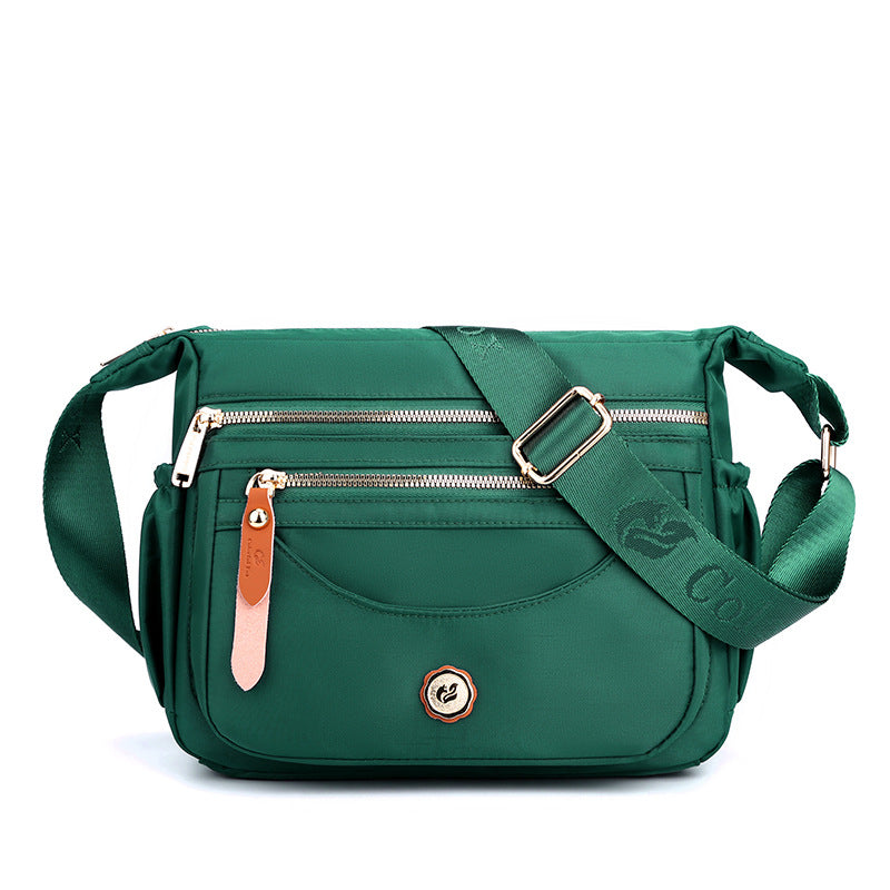 Women's Nylon Waterproof Mom Style Korean Solid Women's Shoulder Bag