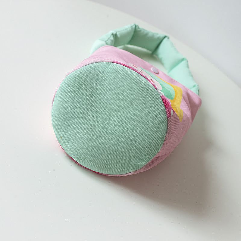 Women's Portable Underarm Cute Cartoon Cotton Handbags