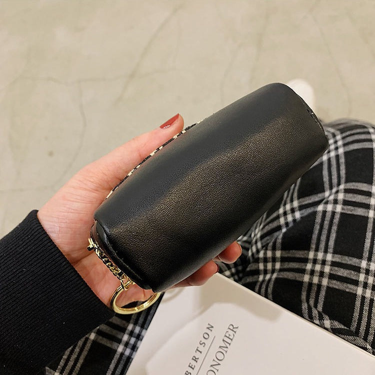 Women's Canvas Mini Short Compact Fashion Zipper Coin Purses