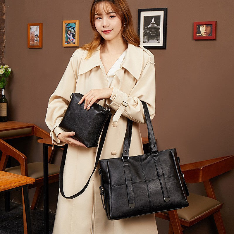 Popular Fashion Large Capacity Totes Mother Women's Shoulder Bag