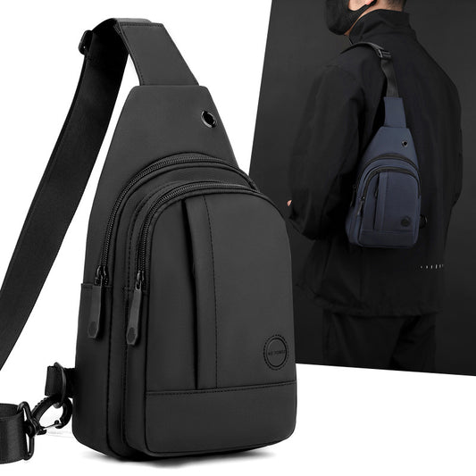 Men's Creative Daily Korean Nylon Waterproof Men's Chest Bags