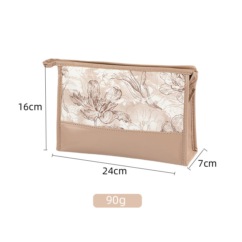 Large Capacity High Sense Portable Out Three-dimensional Cosmetics Simple Makeup Bag