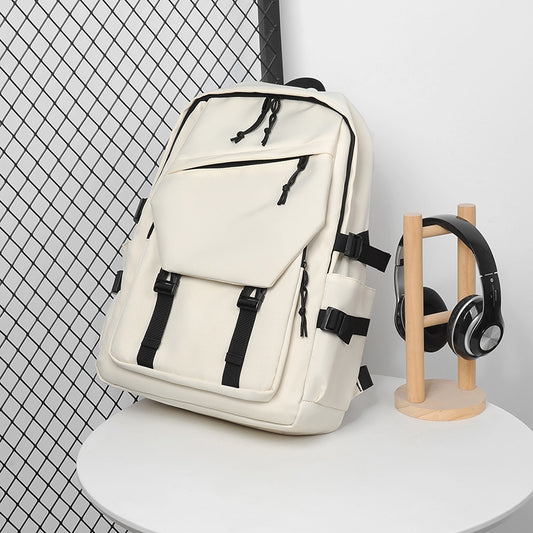 Trendy Simple Couple College Fashion Large Bags