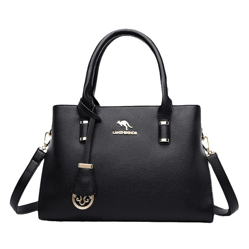 Women's Kangaroo Mother Soft Leather Versatile Handbags