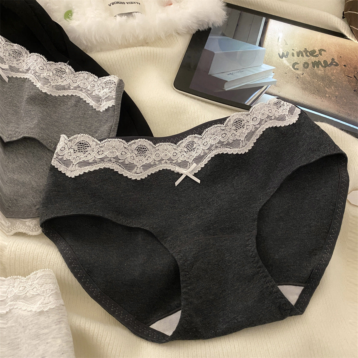 Women's Cotton Underwear Lengthened Crotch Wide Brim Comfortable Breathable Panties