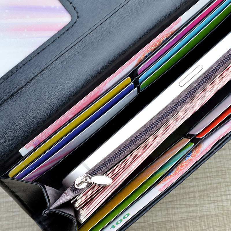 Women's Female Long Clutch Mom Fashion Simple Large Ladies Wallet