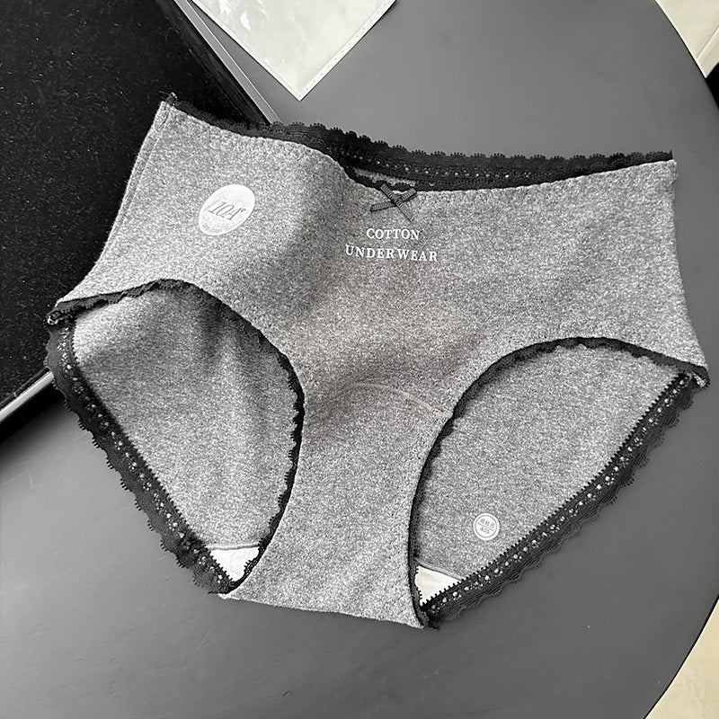 Women's Lengthened Crotch Underwear Pure Desire Lace Panties