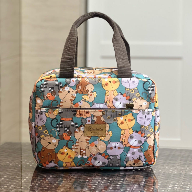 Korean Thick Waterproof Large Capacity Lunch Box Bags