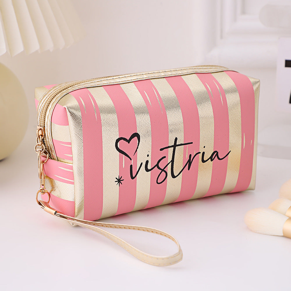 Charming Pretty Portable Zipper Multifunctional Storage Makeup Bag