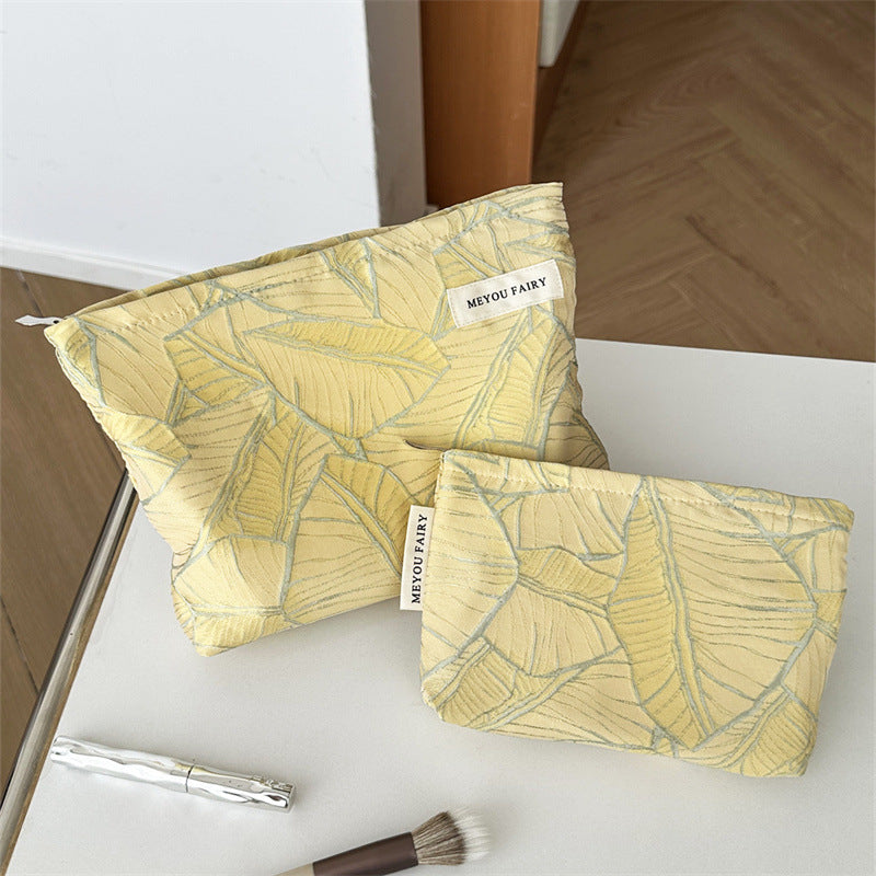 Large Capacity Leaves Liner Out Storage Portable Toiletry Bags