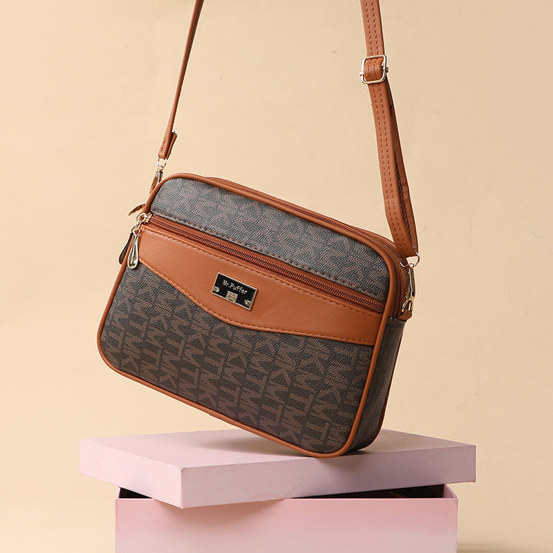 Women's Printed Letter Fashion Large Capacity Women's Messenger Bag