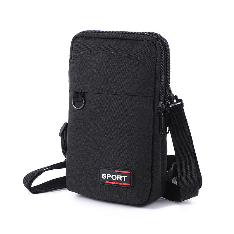 Men's Canvas Large Capacity Cash Register Construction Site Men's Waist Packs