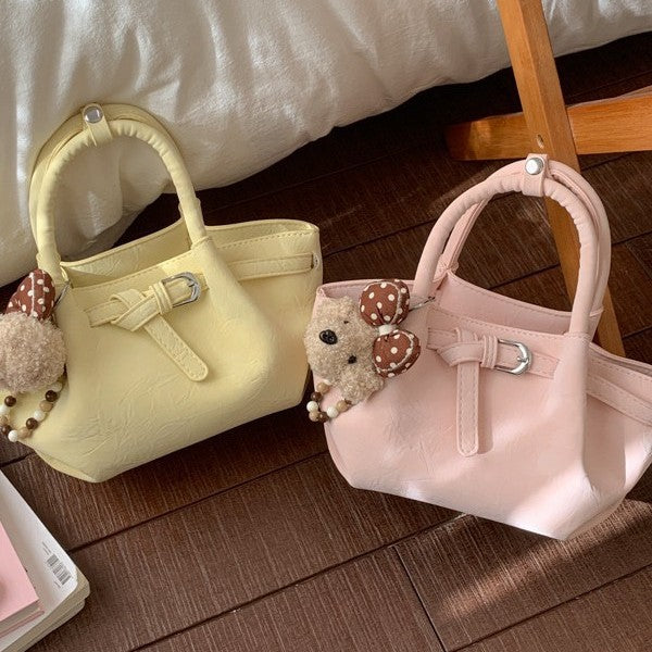 Korean Style Niche Portable Vegetable Basket Advanced Women's Shoulder Bag