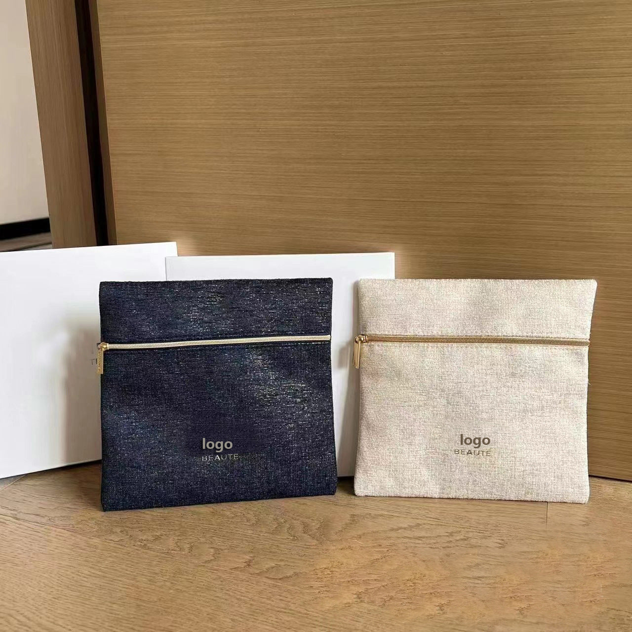 Counter Christmas Limited Gift Blue Platinum Series Cosmetic Bags