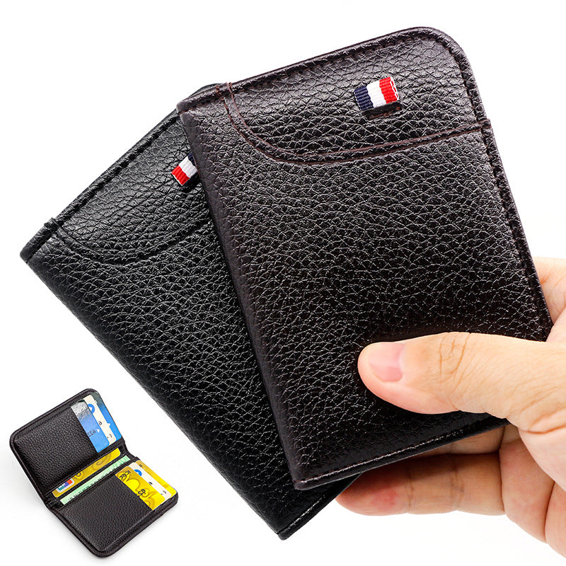 Men's Thin Portable Multiple Slots Large Capacity Card Holder