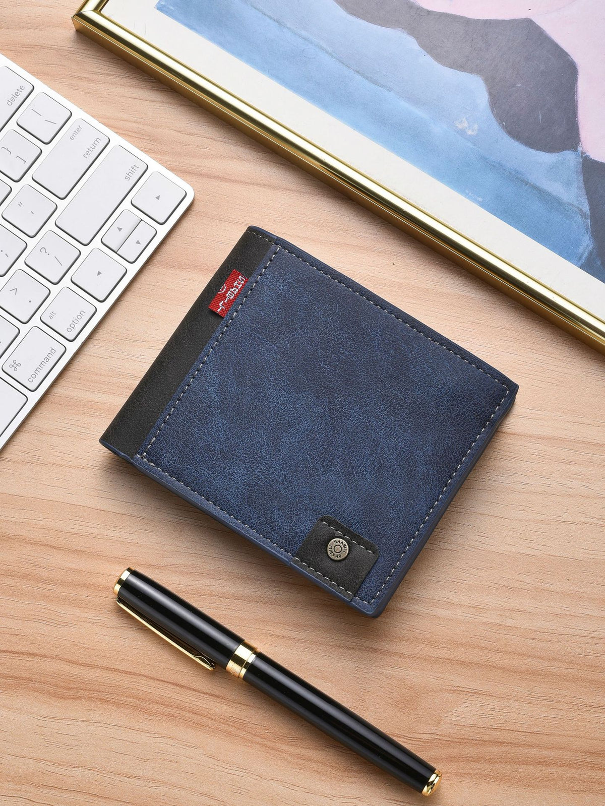 Innovative Men's Short Multiple Slots Retro Purses