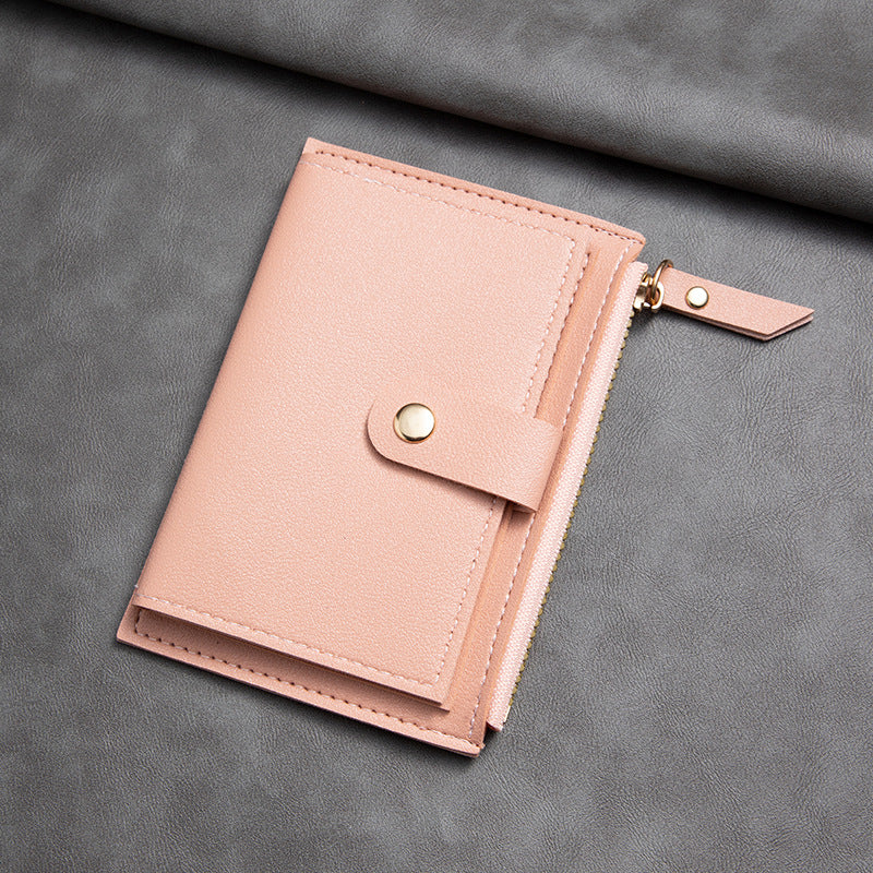 Women's Attractive Korean Zip Bus Bank Card Holder