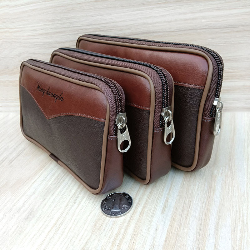 Men's Single-layer Mobile Invisible Hanging Horizontal Men's Waist Packs