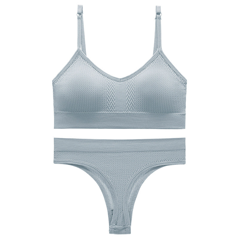 Women's Thin Wireless Push Up Comfort Beauty Lingerie Sets