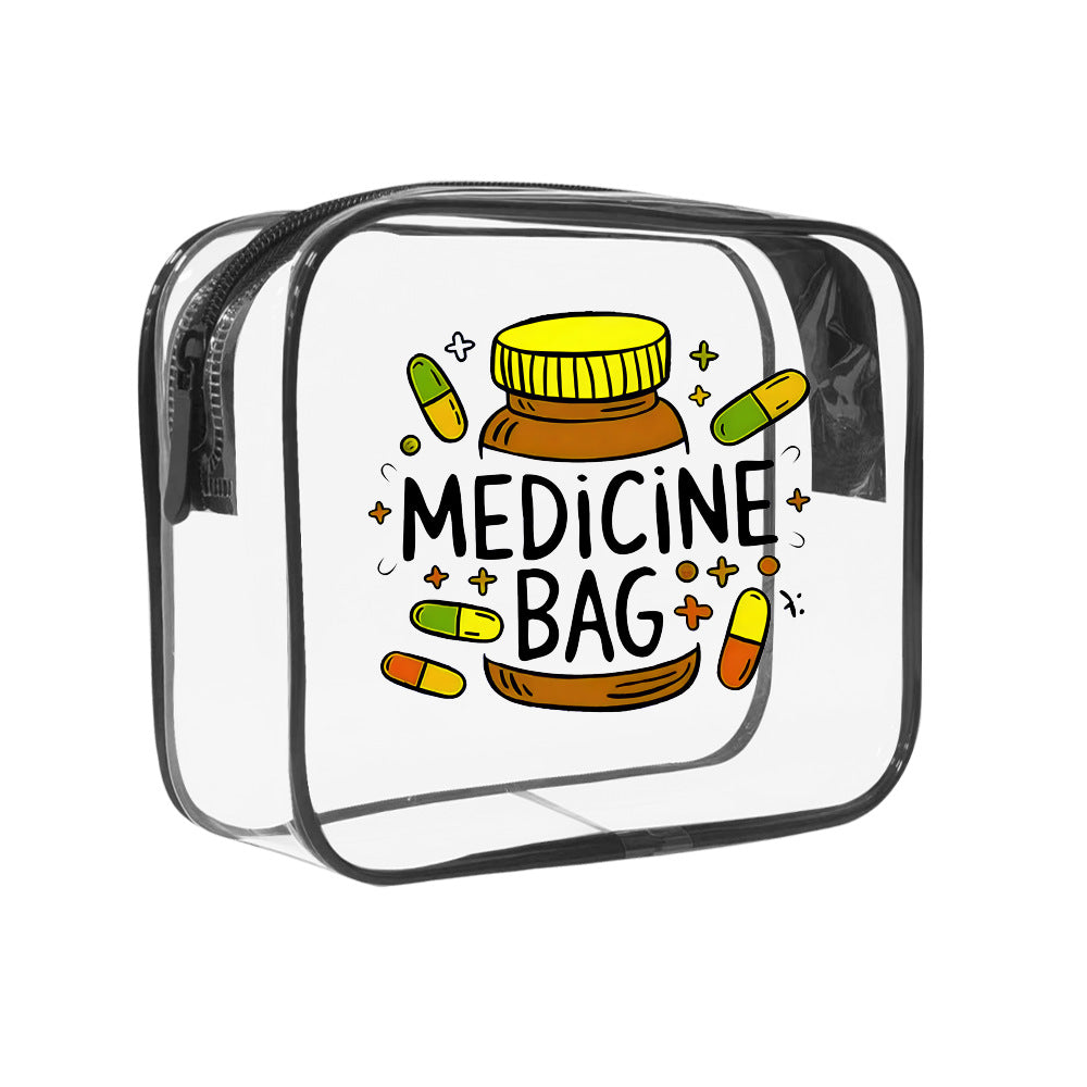 Cartoon Transparent Buggy Holiday Gift Party Makeup Bag