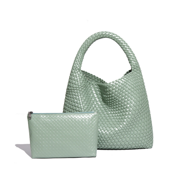 Women's Hand-woven Fashion Portable Korean Style Large Capacity Women's Shoulder Bag
