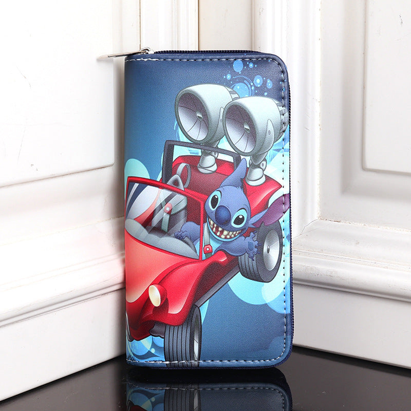 Men's Novelty Trend Multiple Slots Large Capacity Cartoon Men's Wallets