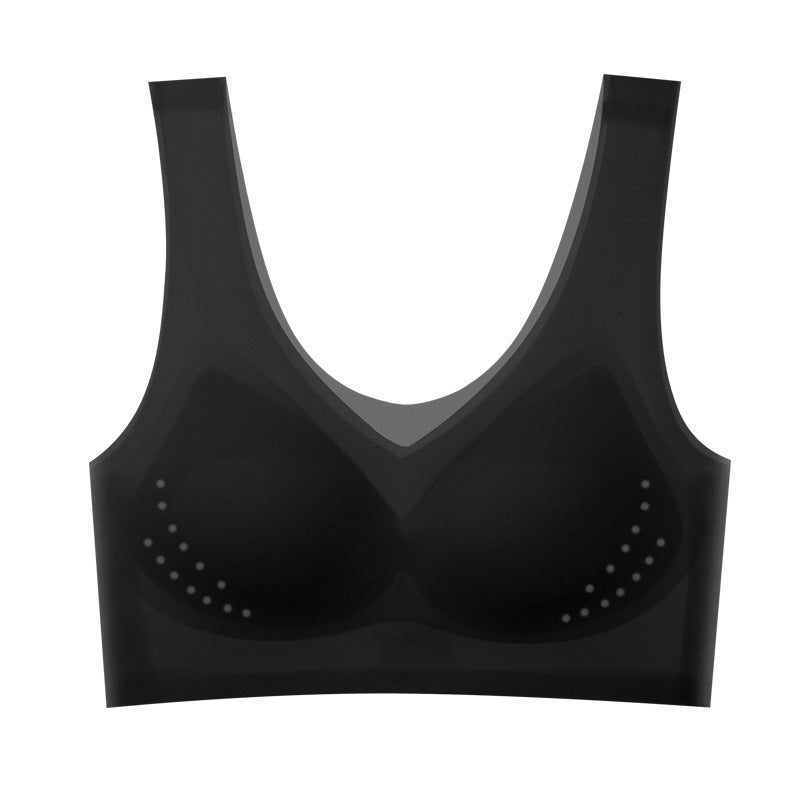 Mesh Cup Seamless Ice Silk Underwear Tanks Camis
