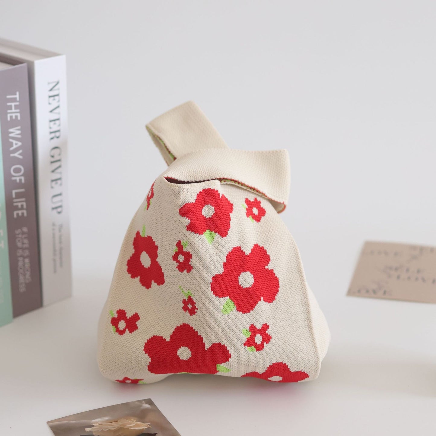 Unique Women's Knitted Woven Vest Simple Handbags