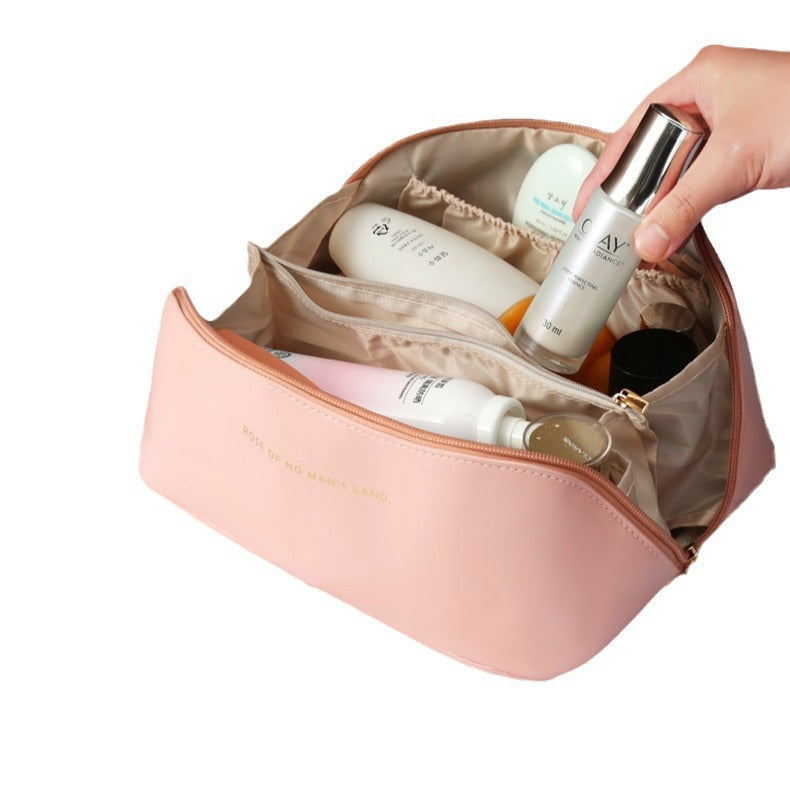 Women's Capacity High-grade Wind Portable Wash Makeup Bags
