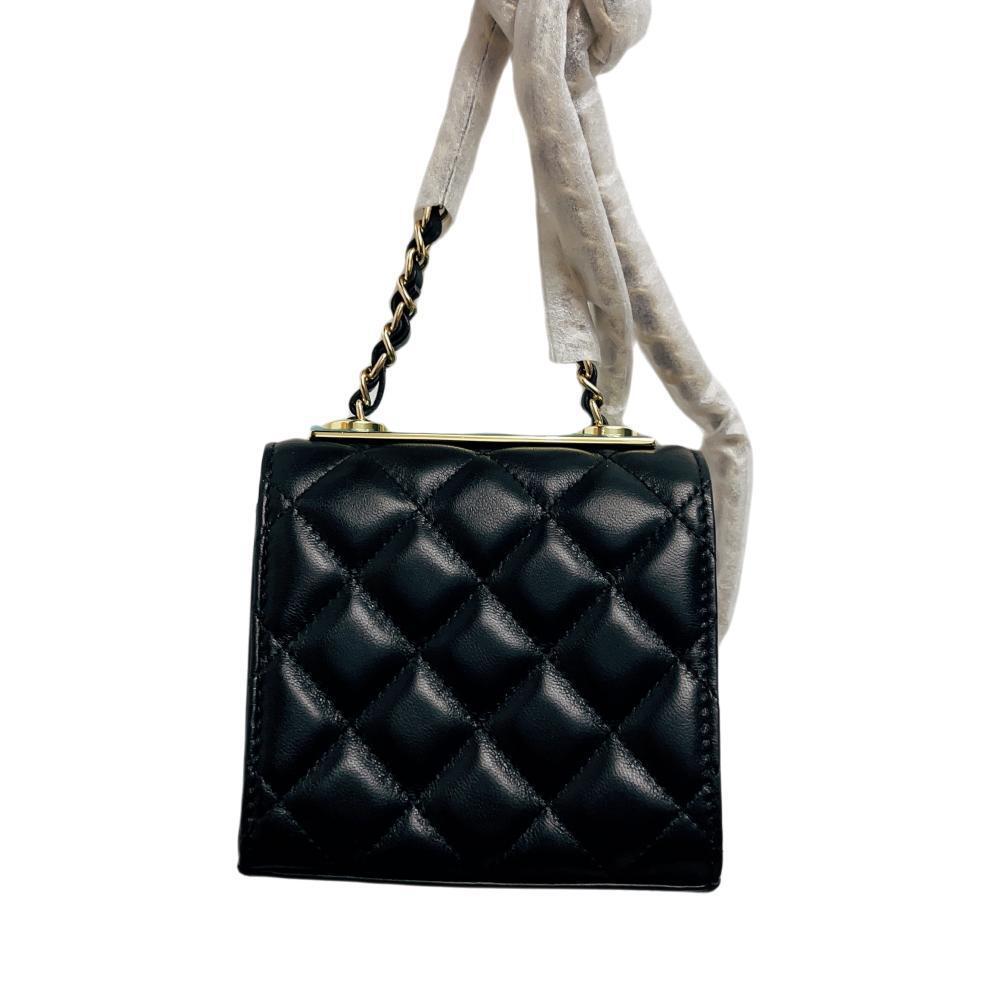 Women's Diamond Style Mini Chain Sheepskin Flap Bags