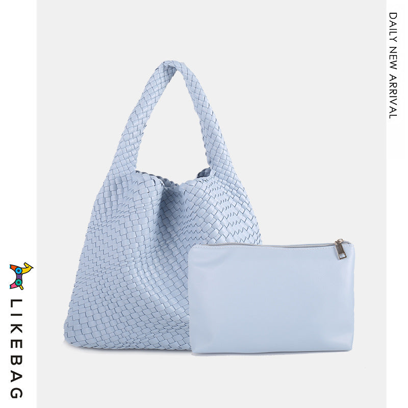 Women's Handmade Woven Fashion Trend Large Capacity Shoulder Bags