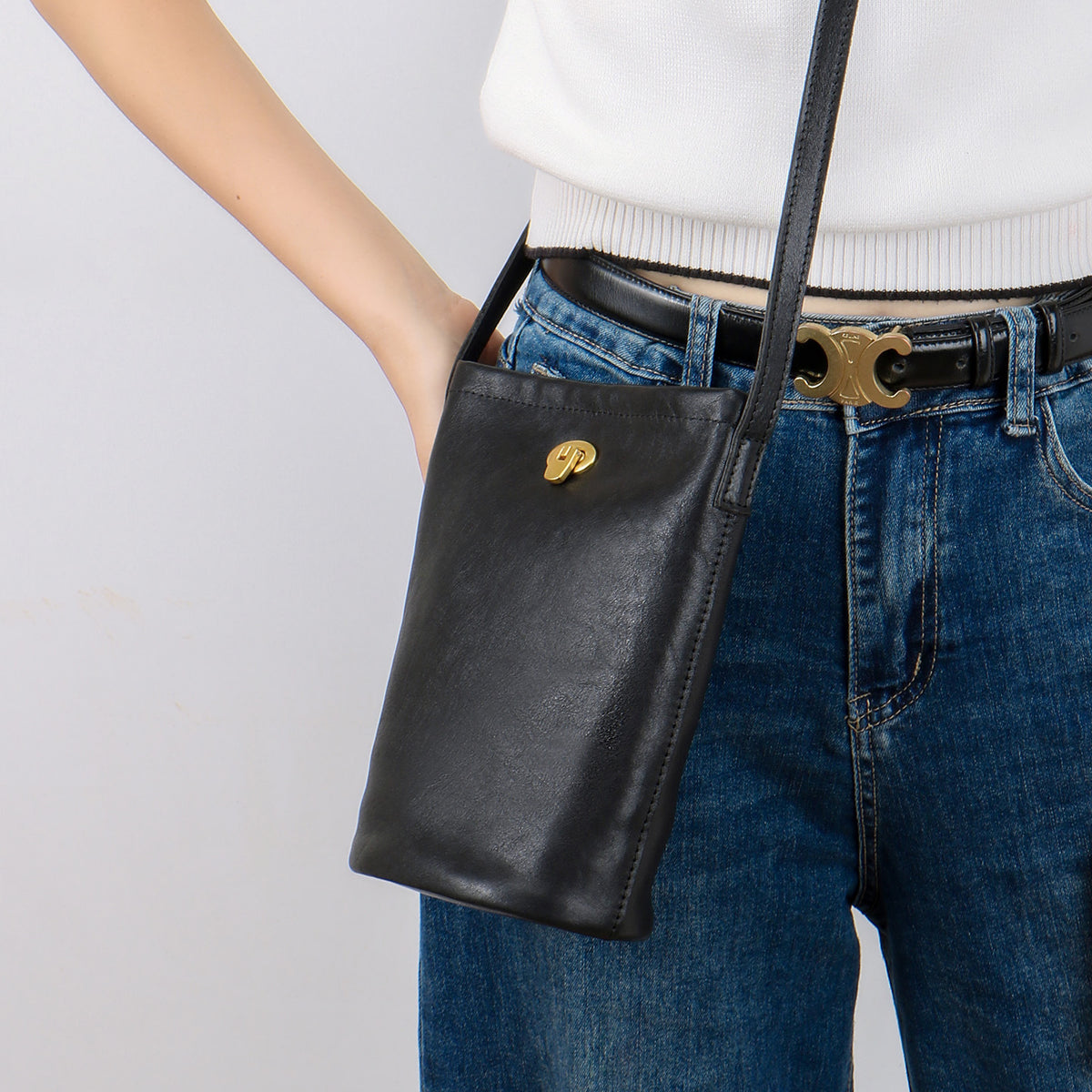 First Layer Cattlehide Leather Fashion Female Vegetable Tanned Soft Versatile Women's Messenger Bag