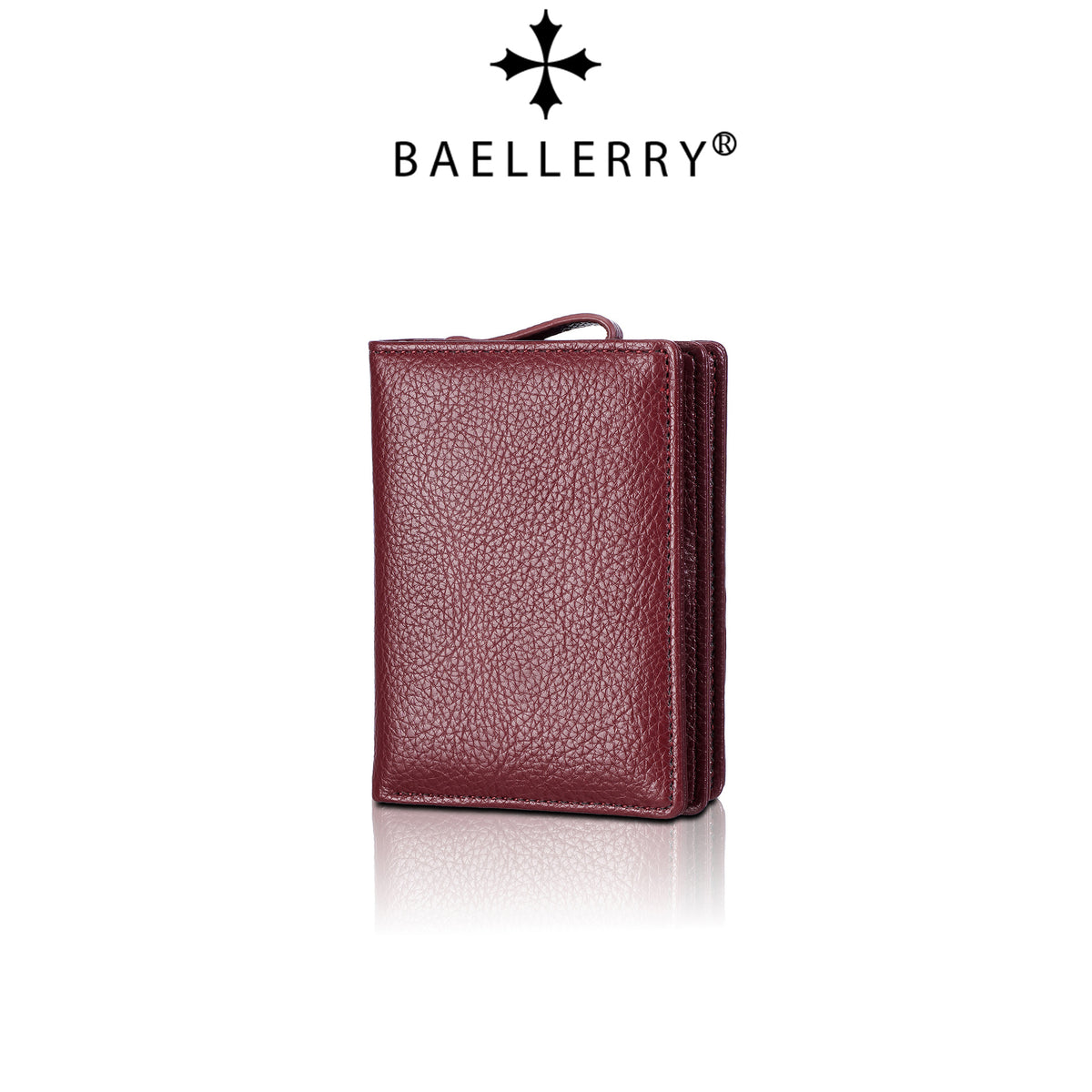 Women's Color Lychee Pattern Multiple Slots Soft Leather Ladies Wallet
