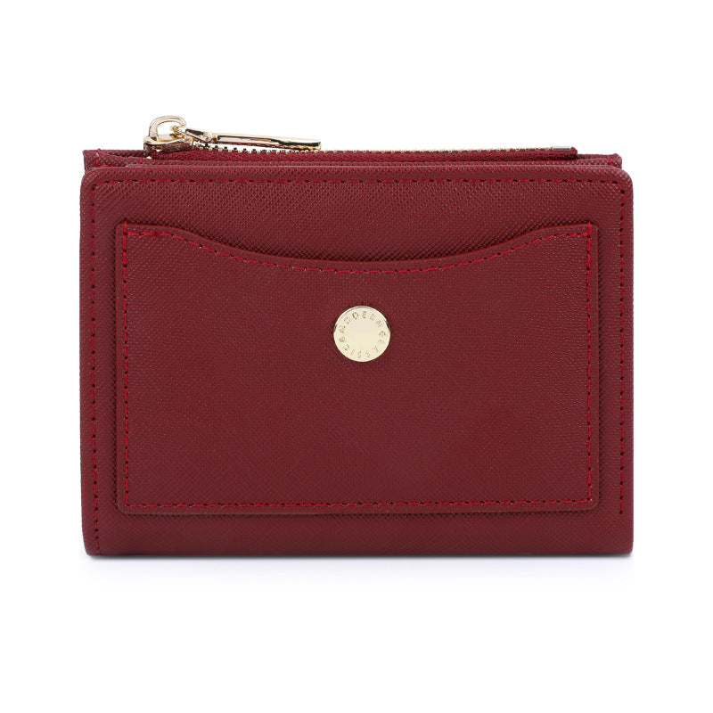 Women's Multiple Slots High-grade Folding Short Ladies Wallets