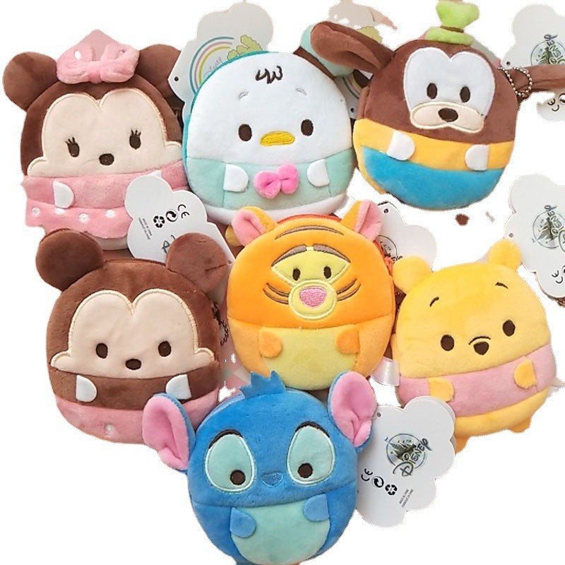 Plush Headset Cable Buggy Storage Cute Purses