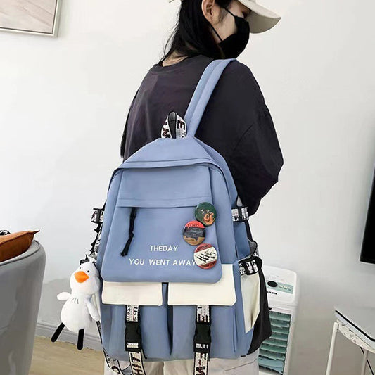 Women's & Men's & Good-looking Korean Style College Junior Fashion Backpacks