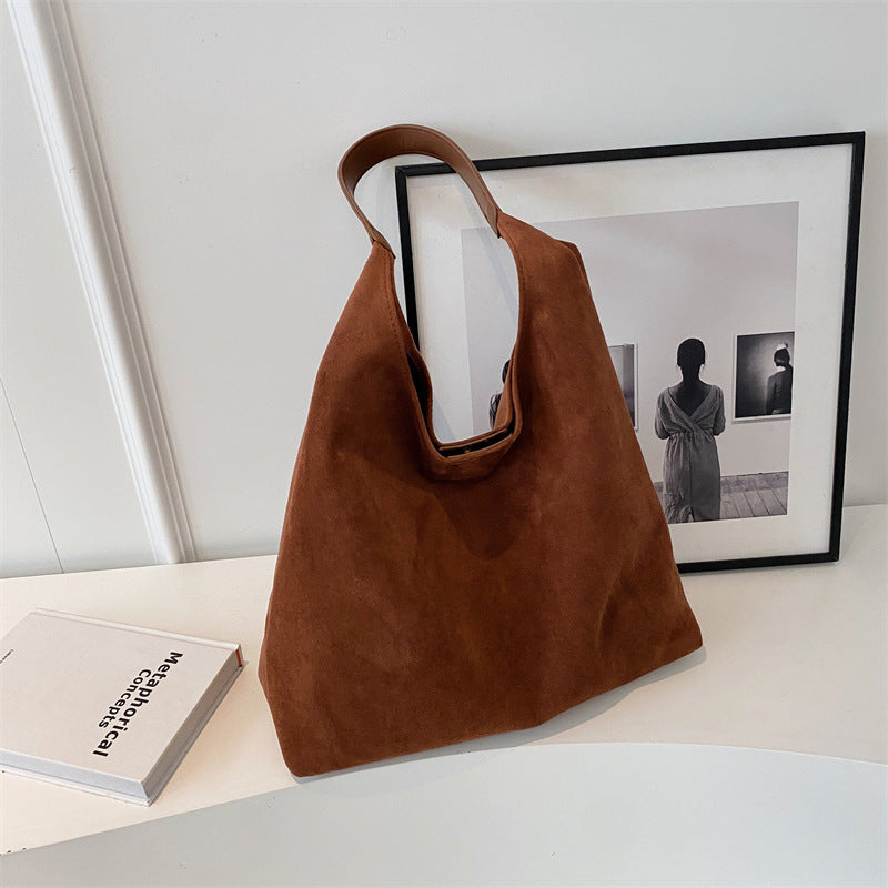 Women's Large Capacity Fashion Vintage Flannel Trendy Women's Shoulder Bag