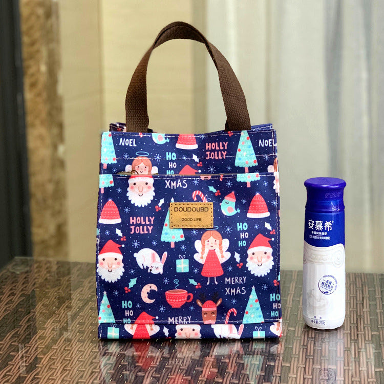 Running Volume Korean Style Waterproof Lunch Box Portable Handbags